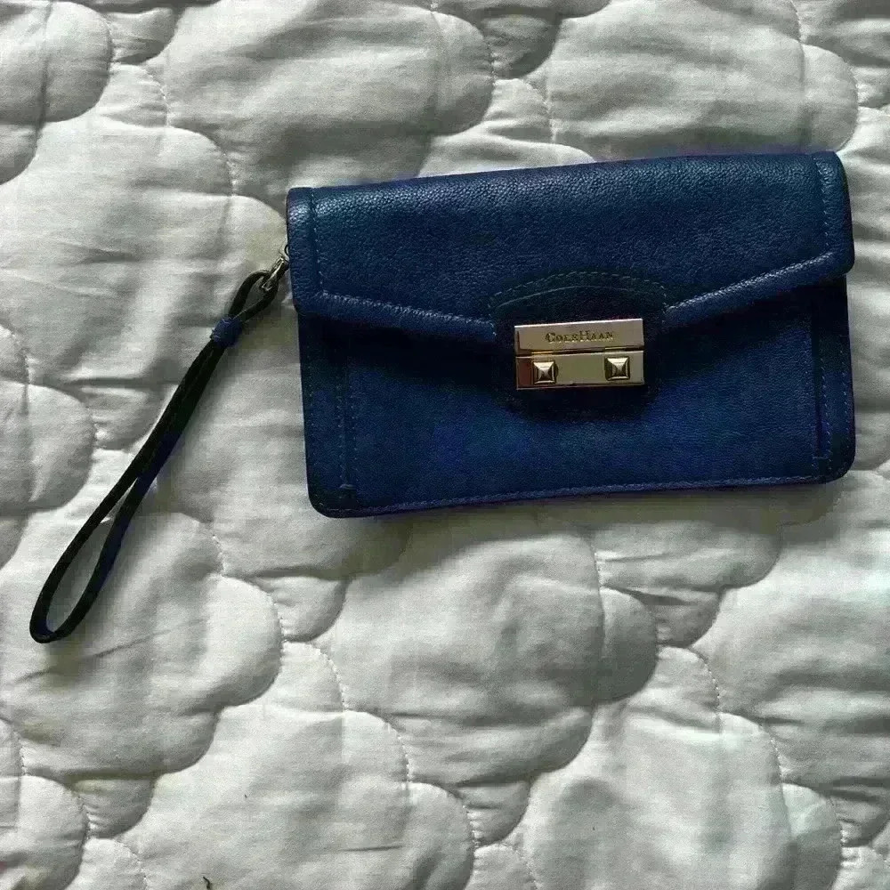 Cole Haan Women’s Clutch -dark blue